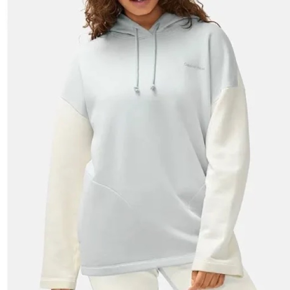 Outdoor Voices Women's Hoodie in Blue-Gray/Cream